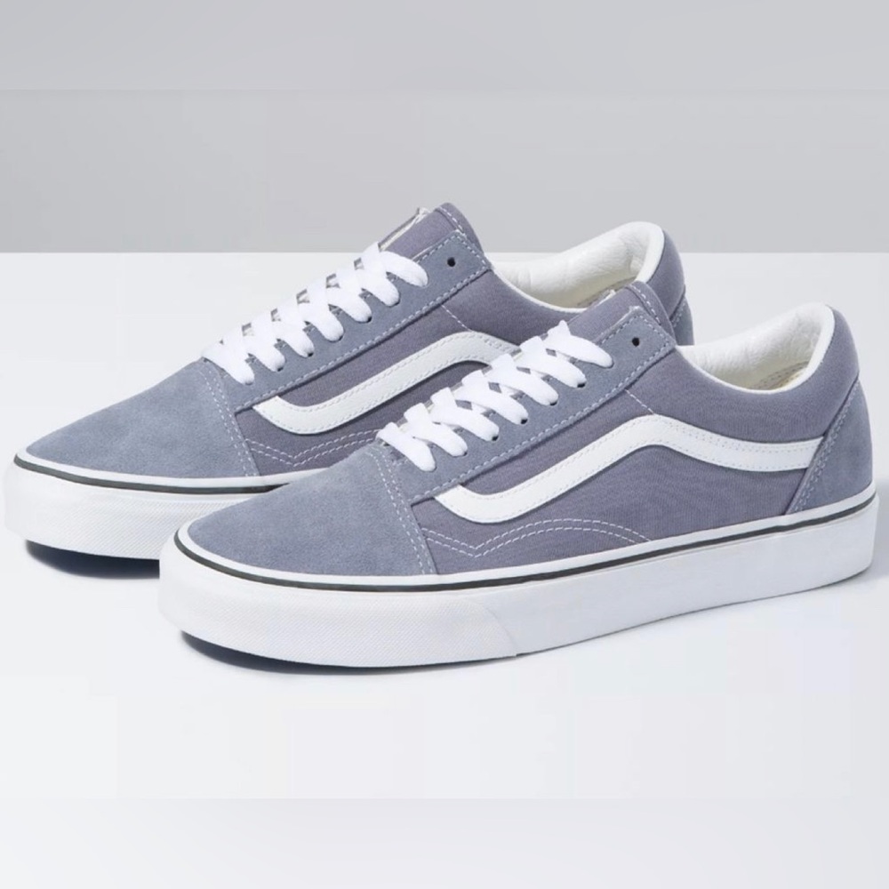 VANS OLD SKOOL BLUE GRANITE/TRUE WHITE SIZE 8